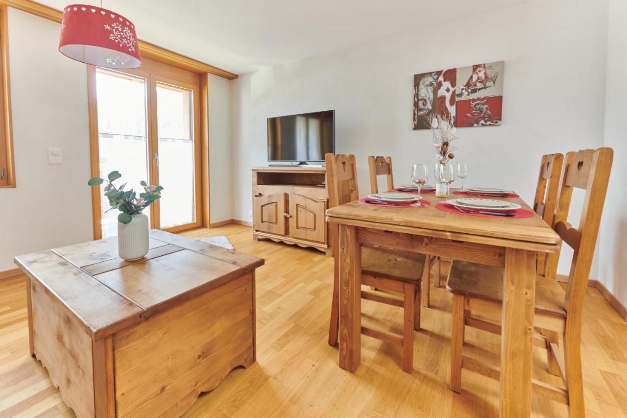 Magnifique Appartement Aux Diablerets Avec Vue Imprenable Ле Диабльоре Екстериор снимка