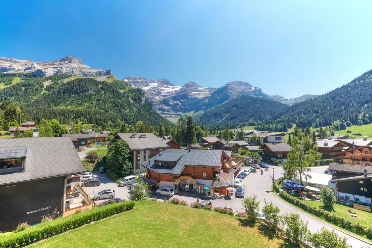 Magnifique Appartement Aux Diablerets Avec Vue Imprenable Ле Диабльоре Екстериор снимка